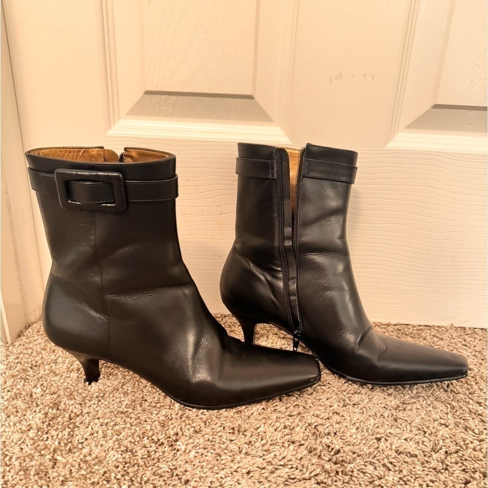 Y2K vintage pointy toe booties